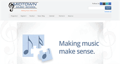 Desktop Screenshot of midtownmusicschool.com