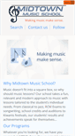 Mobile Screenshot of midtownmusicschool.com
